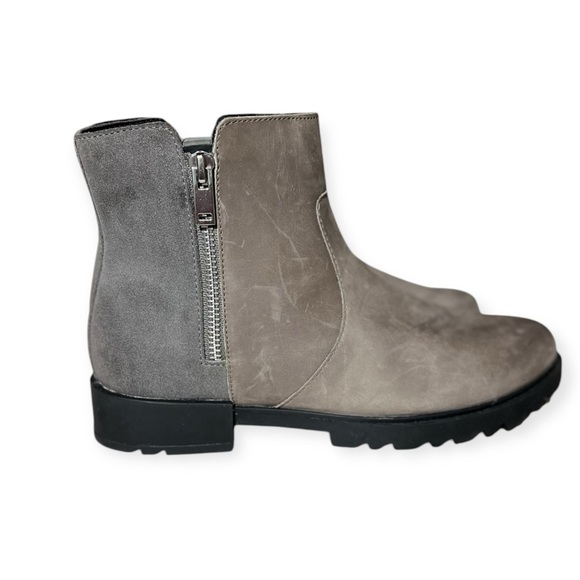 🌻NEW Sorel Gray Emelie II Waterproof Full Grain Leather Ankle Boot Size 9.5 - Picture 6 of 12